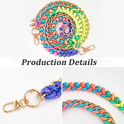 Ремни для сумок из акриловой цепи и полиэстерового плетеного шнура&nbsp;FIND-WH20033-020KCG-D