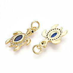 Латунные микро проложить кубического циркония подвески&nbsp;KK-N257-03G