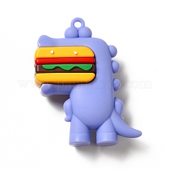 Динозавр с подвесками из пвх в форме гамбургера&nbsp;LS-KY-E012-03C