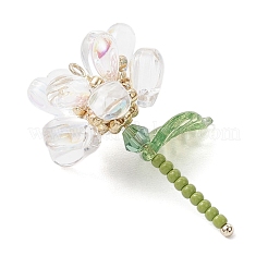 Прозрачные стеклянные подвески&nbsp;PALLOY-MZ00732-01