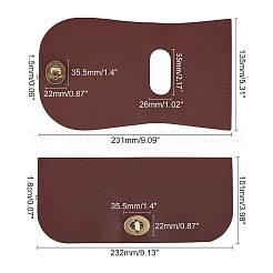 2 шт. 2 стиля сплава закручивающаяся застежка&nbsp;FIND-WR0001-50B