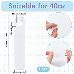 8 шт. акриловые термотрансферные большие подвески&nbsp;FIND-SP0003-10B