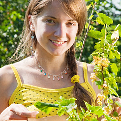 100шт 10 цвета подвески из сплава стекла&nbsp;PALLOY-PH01831