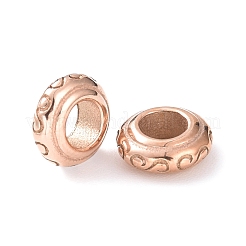 Ионное покрытие (IP) 304 нержавеющая сталь европейские бусины&nbsp;STAS-I069-12RG