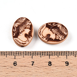 Непрозрачные акриловые бусины&nbsp;SACR-T017-32