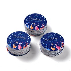 Подарочные бирки из крафт-бумаги с днем рождения&nbsp;DIY-D056-01B