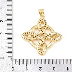 Латунные микро проложить кубического циркония подвески&nbsp;LS-KK-Z145-05G-01