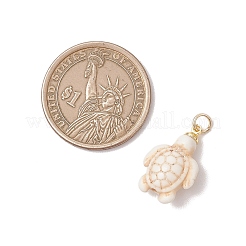 Подвески из окрашенной синтетической бирюзы&nbsp;PALLOY-JF05075-02