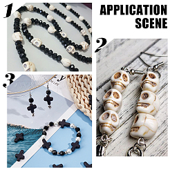 Наборы для самостоятельного изготовления эластичных браслетов в готическом стиле&nbsp;DIY-SC0030-42