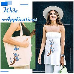 Нашивки на одежду из полиэстера&nbsp;PATC-WH0021-035A