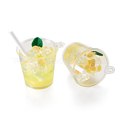 Большие подвески из прозрачной смолы&nbsp;RESI-TAC0019-04B