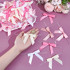 90 шт. 6 стиля полиэстеровая упаковочная лента бант&nbsp;AJEW-GA0008-14