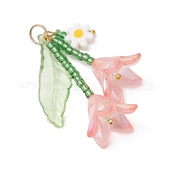 Стеклянные подвески из бисера&nbsp;PALLOY-MZ01240-03