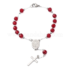 Браслеты из звеньевой цепи из нержавеющей стали 304&nbsp;BJEW-A032-07P-02