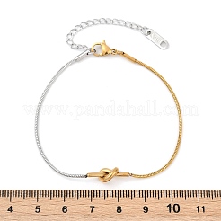 Браслеты-змейки из нержавеющей стали 304 для женщин&nbsp;LS-BJEW-Z106-05GP