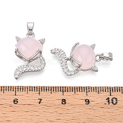 Латунные микро проложить кубического циркония подвески&nbsp;KK-N264-08P