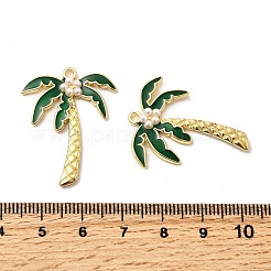 Подвески из сплава зеленой эмали&nbsp;FIND-I051-02G-01