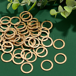 50 шт. латунные соединительные кольца в тибетском стиле&nbsp;KK-PH0004-06