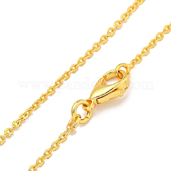 Ожерелья-цепочки из латуни для женщин NJEW-G084-16G