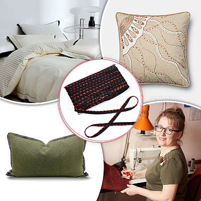 50 ярд полиэстеровой синели с пушистой плетеной отделкой для губ&nbsp;OCOR-WH0070-154B-1