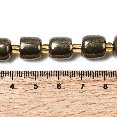 Природного пирита бисер нитей&nbsp;G-Z131-D01-03-1