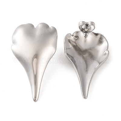 Серьги-гвоздики из нержавеющей стали 304 EJEW-G395-04P-1