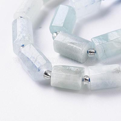 Природные Аквамарин бисер нитей&nbsp;G-S345-8x11-005-1