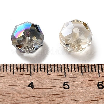 Гальванические стеклянные бусины&nbsp;EGLA-A043-03-1