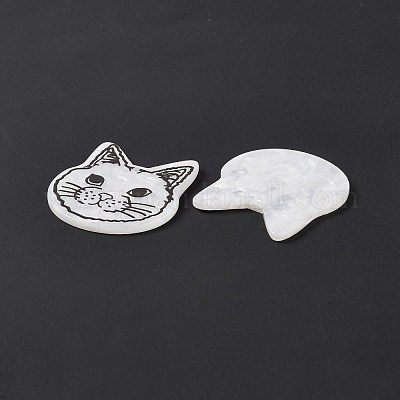 Непрозрачные акриловые подвески&nbsp;SACR-G023-B02-1