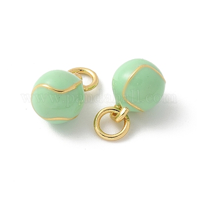 Латунь эмаль подвески&nbsp;KK-P294-38G-04-1