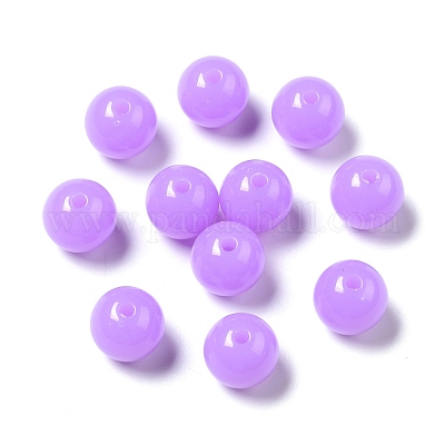 Флуоресцентные акриловые бусины&nbsp;MACR-R517-10mm-09-1