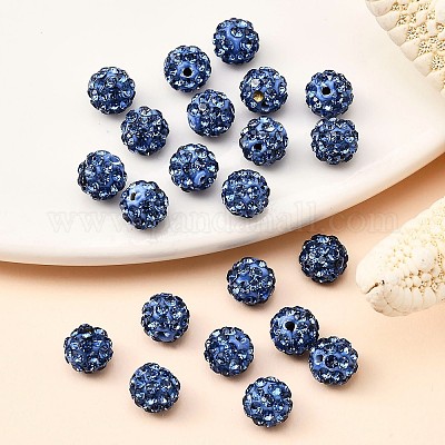 Бусины со стразами&nbsp;RB-H284-6MM-2-1