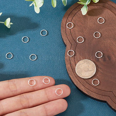 925 серебряное разделенное кольцо для прыжков&nbsp;STER-TA0001-48B-1