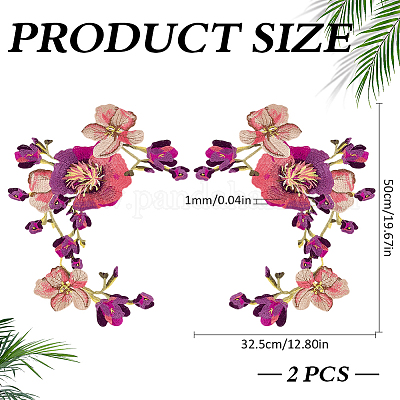 Нашивки на одежду из полиэстера&nbsp;PATC-WH0023-65A-1