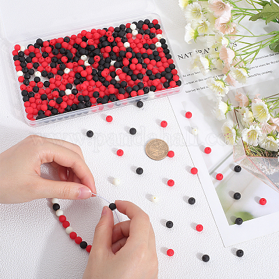 500шт прорезиненные силиконовые акриловые бусины с имитацией силикона&nbsp;MACR-SP0001-07B-1