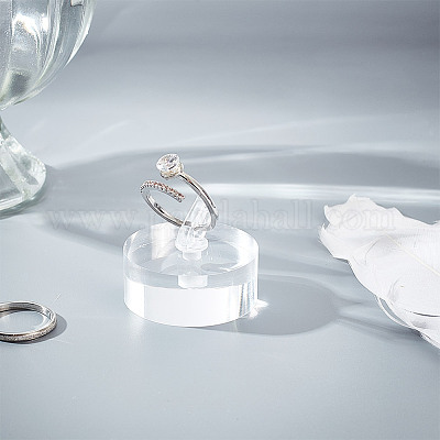 Акриловые держатели для колец&nbsp;RDIS-WH0020-02C-01-1