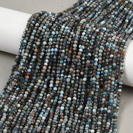 Природного апатита нитей бисера LS-G-RM2025-A32-3mm-1