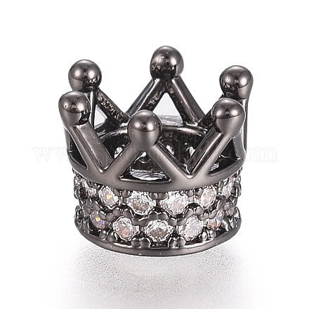 Латунные микро проложить кубического циркония бусы&nbsp;LS-ZIRC-G166-39B-1