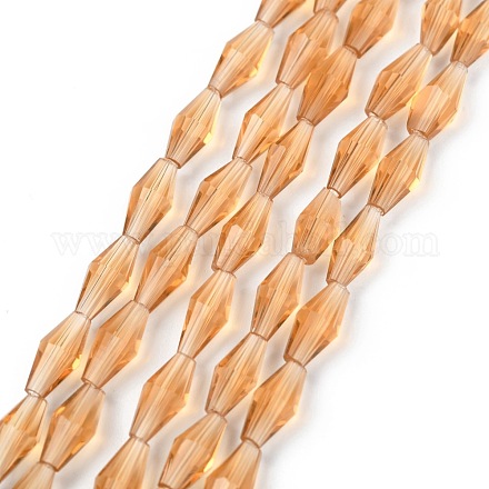 Прозрачные стеклянные бусины&nbsp;GLAA-P001-01A-01-1