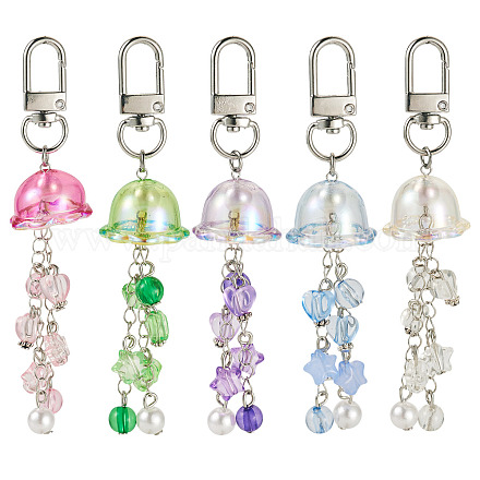 Подвеска из акрила и АБС-пластика с имитацией жемчуга HJEW-TAC0095-1