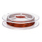 Round Copper Jewelry Wire, Chocolate, 28 Gauge(0.3mm), about 32.8 Feet(10m)/roll, 10 rolls/group