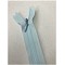 Garment Accessories, Nylon Zipper, Zip-fastener Components, Light Cyan, 25x2.5cm