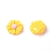 Resin Cabochons, Daisy, Gold, 14x5mm