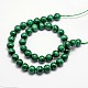 Природного малахита бисер нитей G-O152-47-8mm-2