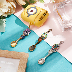 Подвеска из натурального кварца&nbsp;HJEW-NB00178