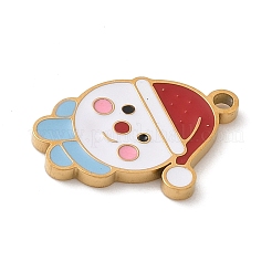 Эмалевые подвески из нержавеющей стали 304 с рождественской тематикой&nbsp;STAS-K312-04I-G