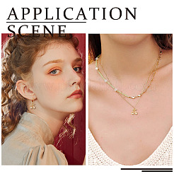 10шт латунные микропаве прозрачные кубические циркониевые подвески&nbsp;KK-TA0002-85