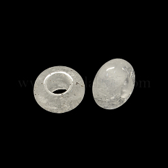 Натуральный кварц кристалл европейский большой отверстие бисер&nbsp;X-G-Q442-22