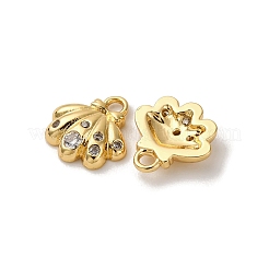 Латунные микро проложить кубического циркония подвески&nbsp;KK-D388-02G-01