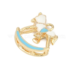 Подвески из эмали и сплава&nbsp;LS-ENAM-S026-01D-G